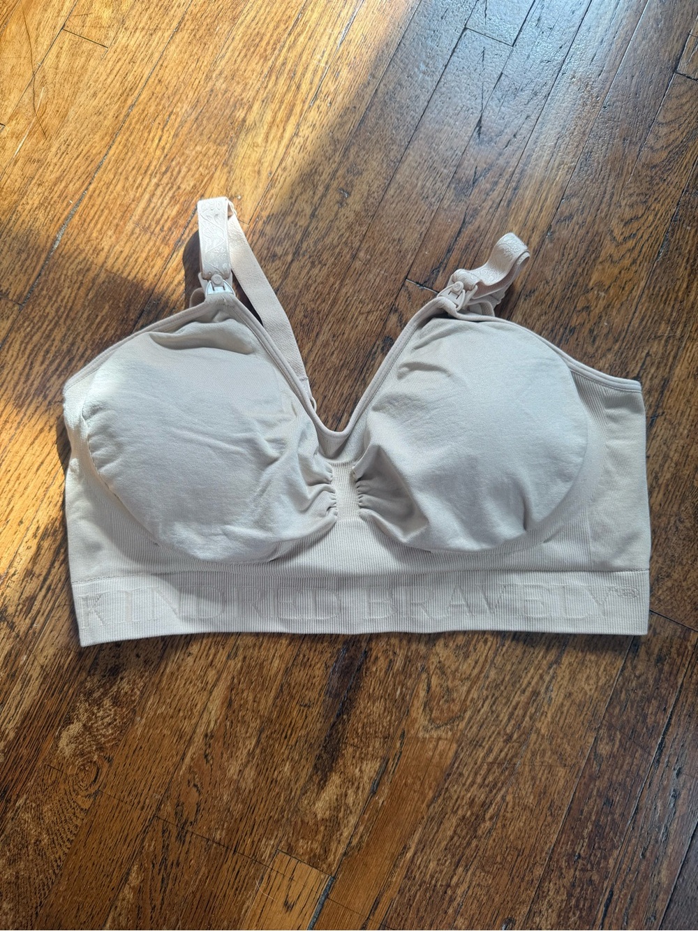 Kindred Bravely Nude Nursing Bra with Clip-Down Straps
